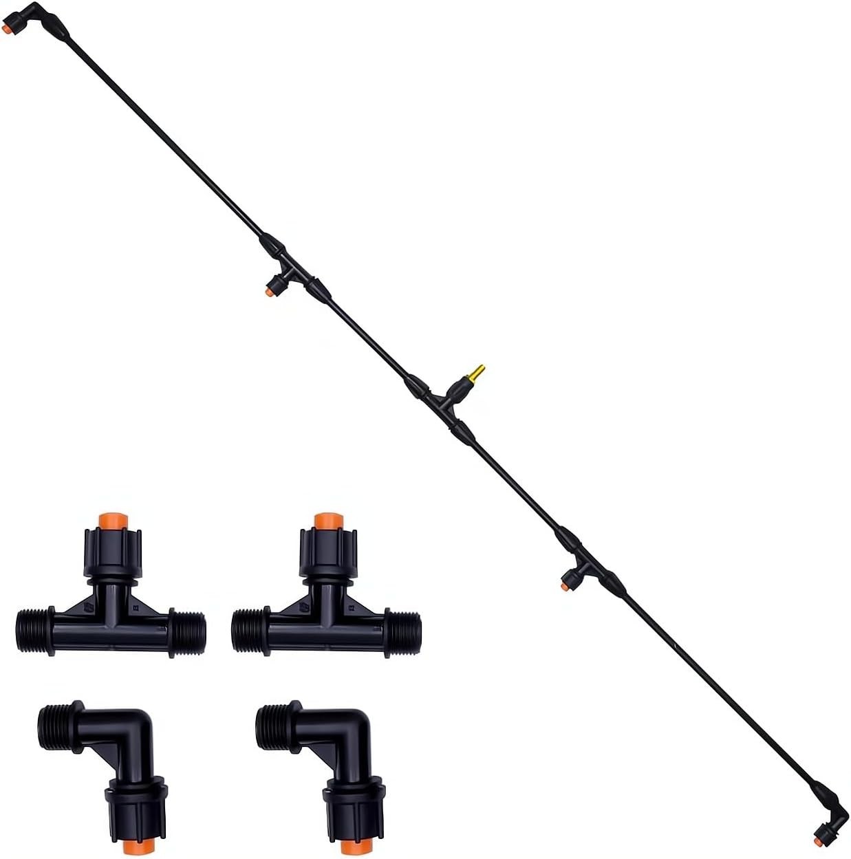Poly Boom Sprayer Wand 4 Nozzle with Brass Fitting