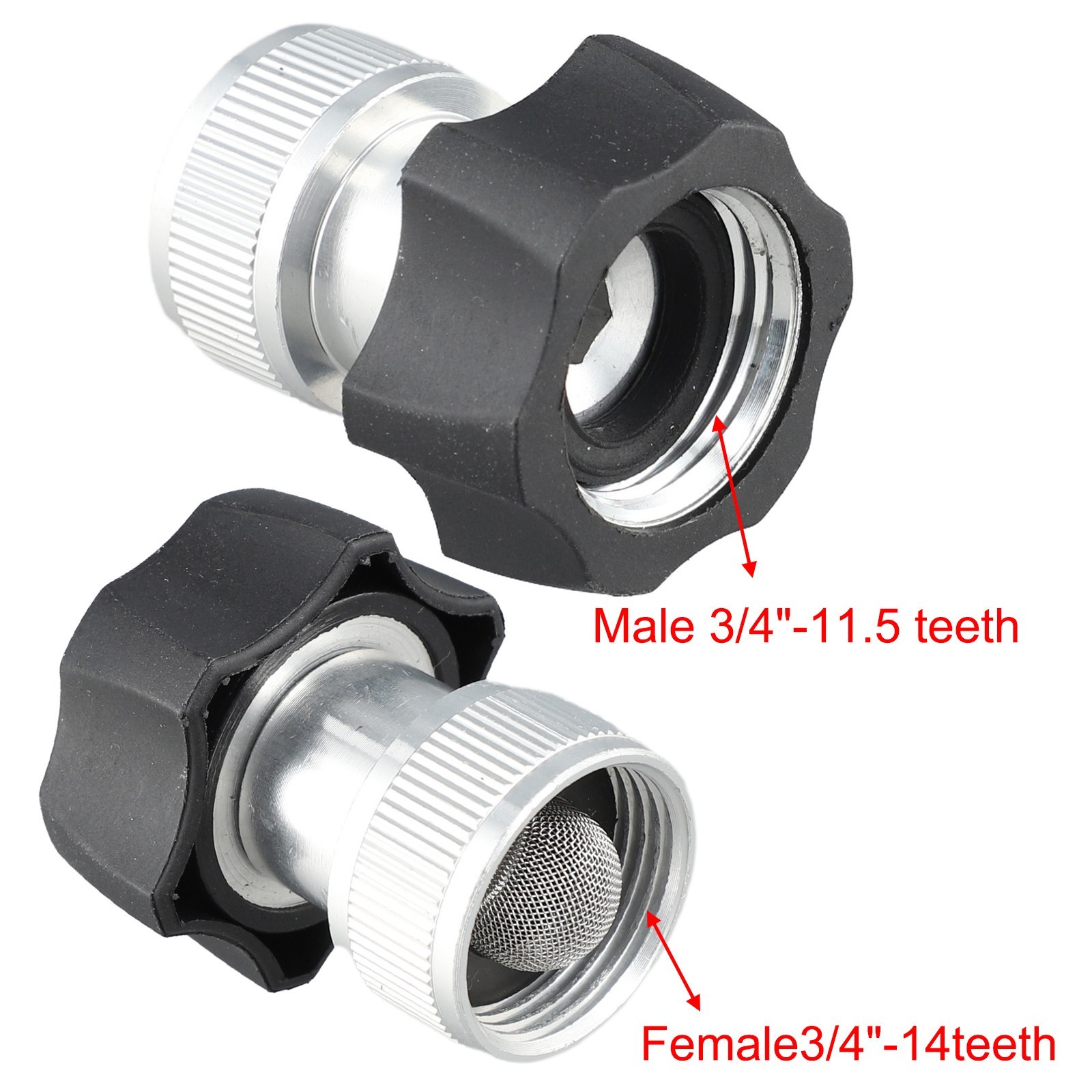 Aluminum Plastic Coupler Adapter for Long Lasting Performance in Cleaning