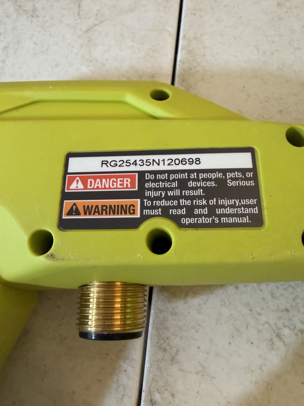 RYOBI 1800PSI 1.2 GPM Cold Water Corded Pressure Washer TOOL ONLY RY141803