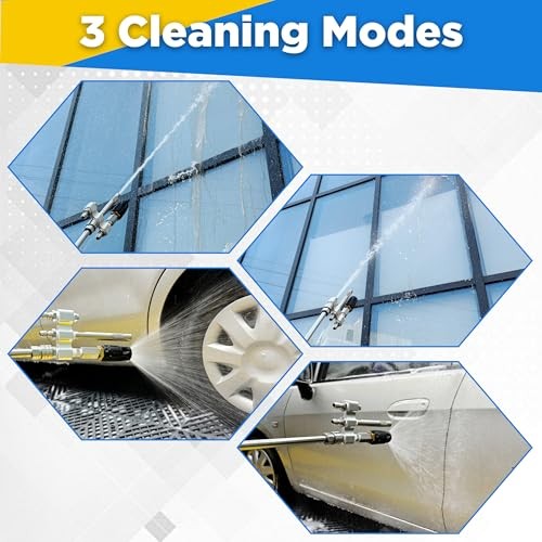 M5 Twist Nozzle 3in1 Long Range Shooter Tip Pressure Washer