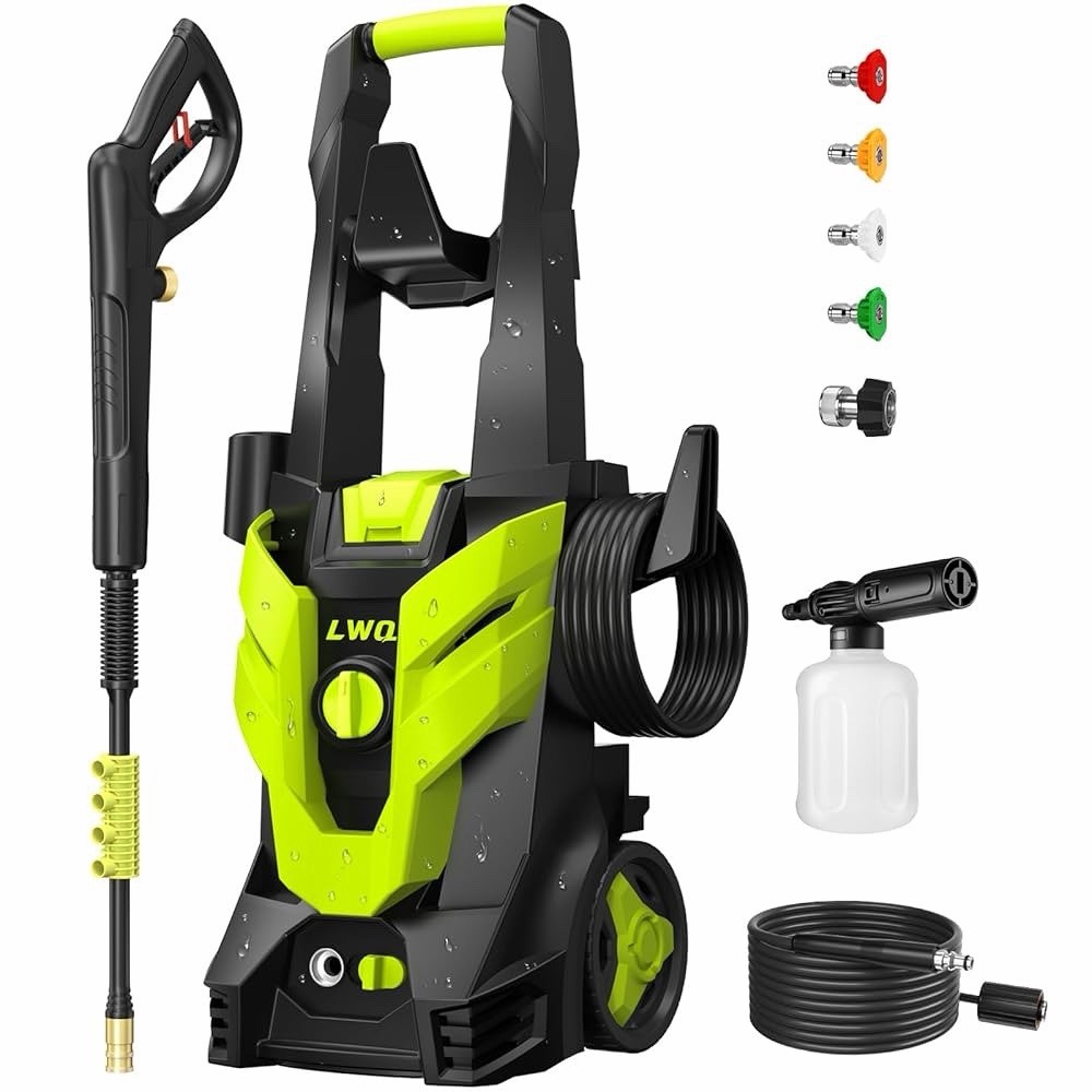 Slightly used 1500W Electric Pressure Washer 120V 2.5GPM High Power Cleaner Kit