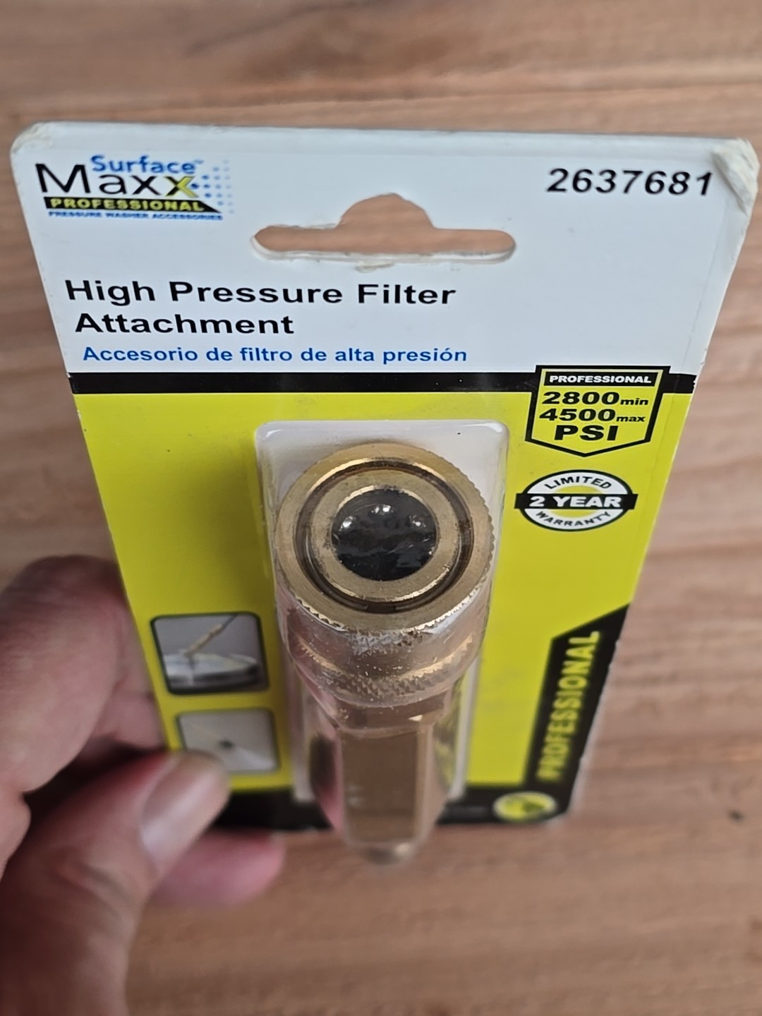 Surface Maxx High Pressure Washer Filter Attachment Item 2637681