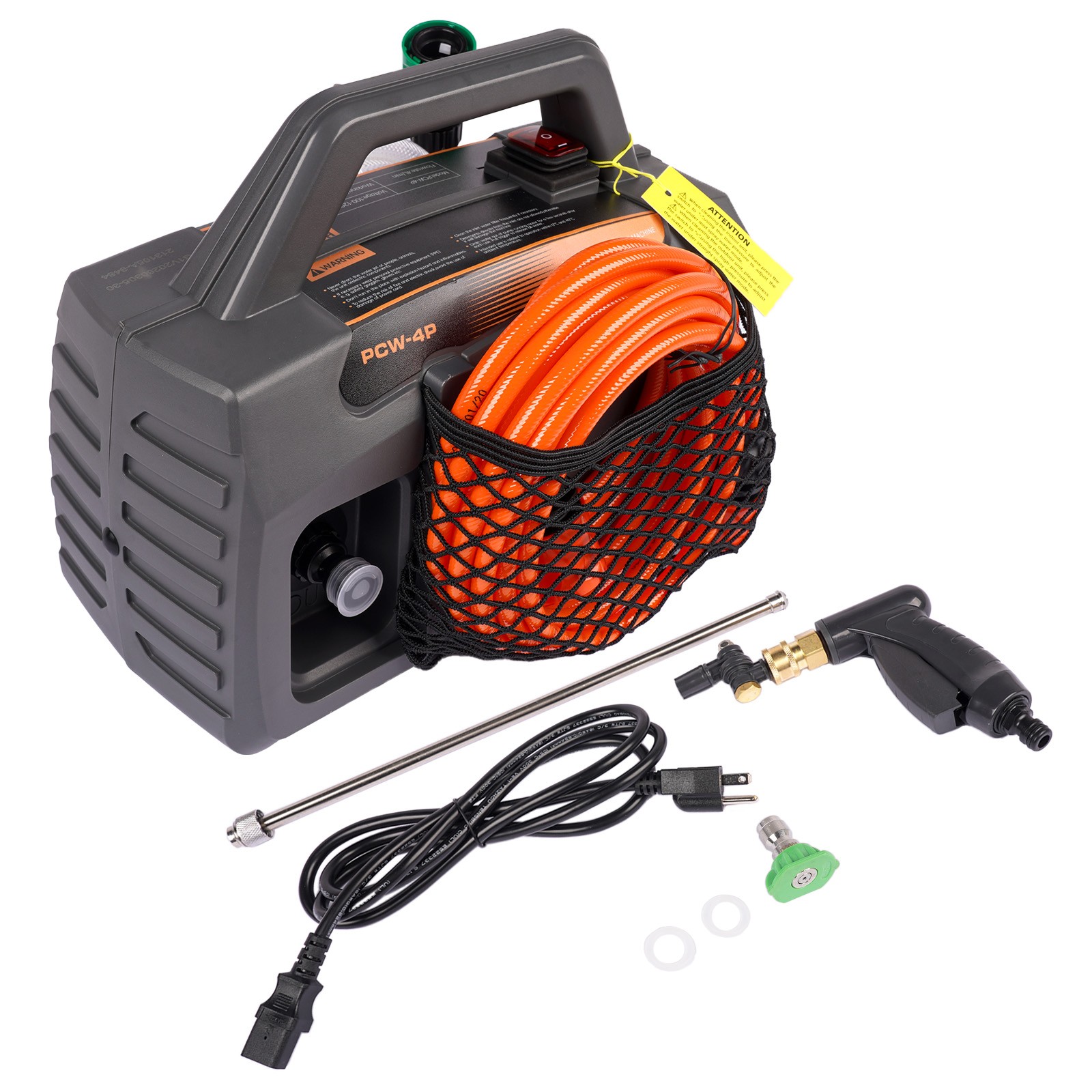 Updated ZPB140 Portable Coil Jet Cleaner Pressure Washer 4L/min 0.7-1.0MPa 80W