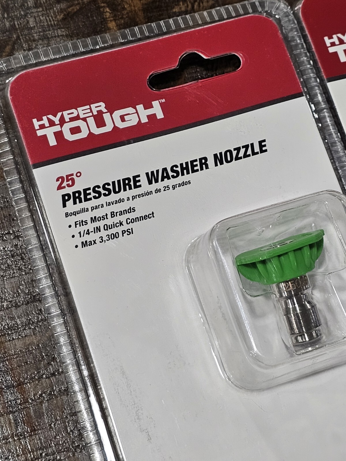 Hyper Tough 25 AND 40 Degree Pressure Washer Nozzle 1/4″ Quick Connect