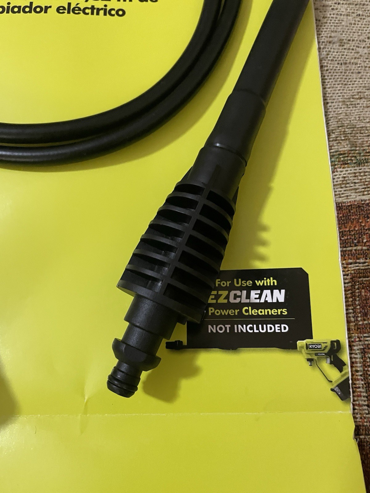 RYOBI 6′ Flexible Wand RY3112FW for Use w/ EZCLEAN Power Cleaners NEW