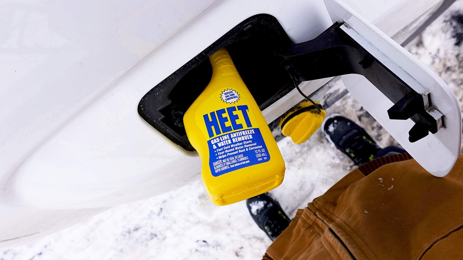 Water Remover & Premium Gas Line Antifreeze, Removes Water from Fuel System