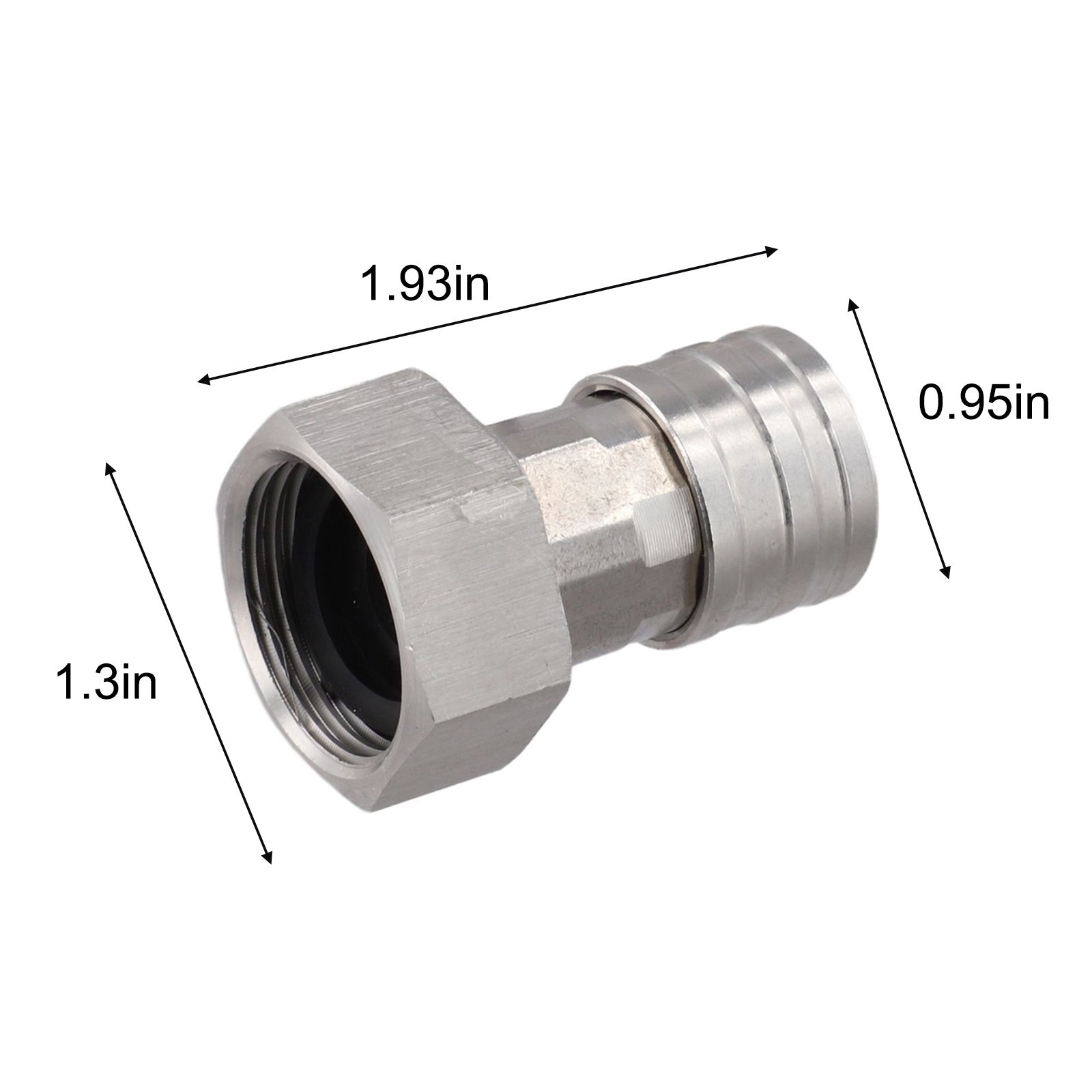 Pressure Washer Nozzle Adapter with 14 Inch Connector for Cleaning Applications