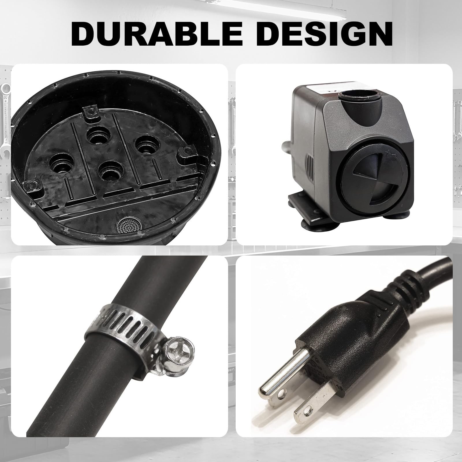 5 Gallon Portable Plastic Parts Washer Cleaner for Automotive Degreasing