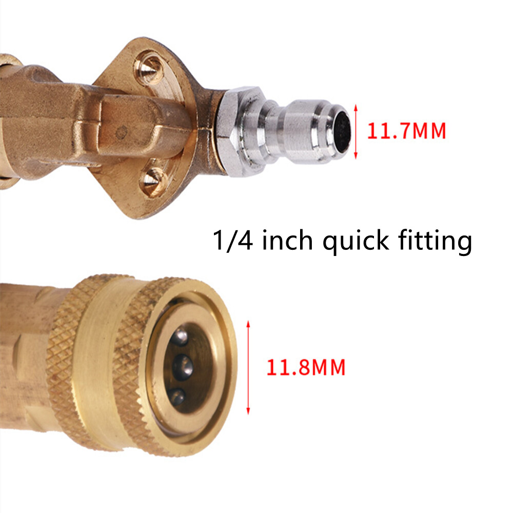 1/4” Quick Fit Pressure Washer Gun Wand Lance Adapter For Karcher LAVOR Nilfisk