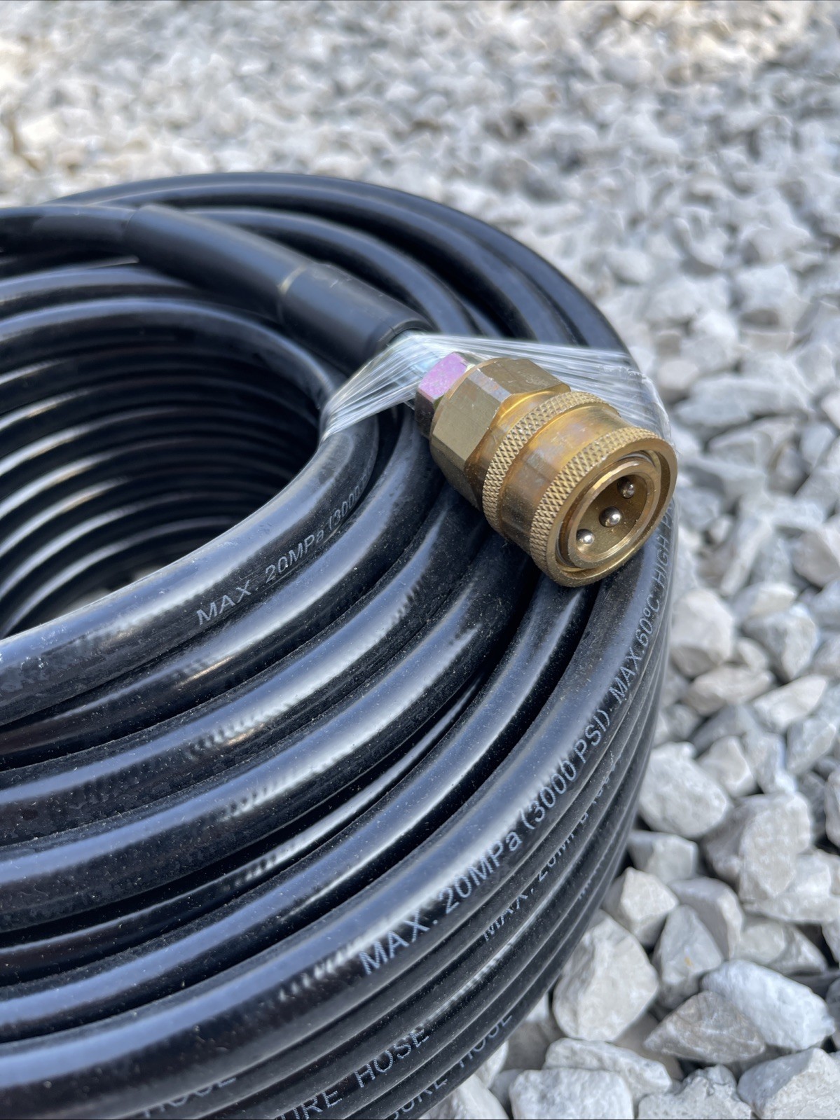 50FT 3000PSI Replacement High Pressure Power Washer Hose -3/8″ Quick Connect