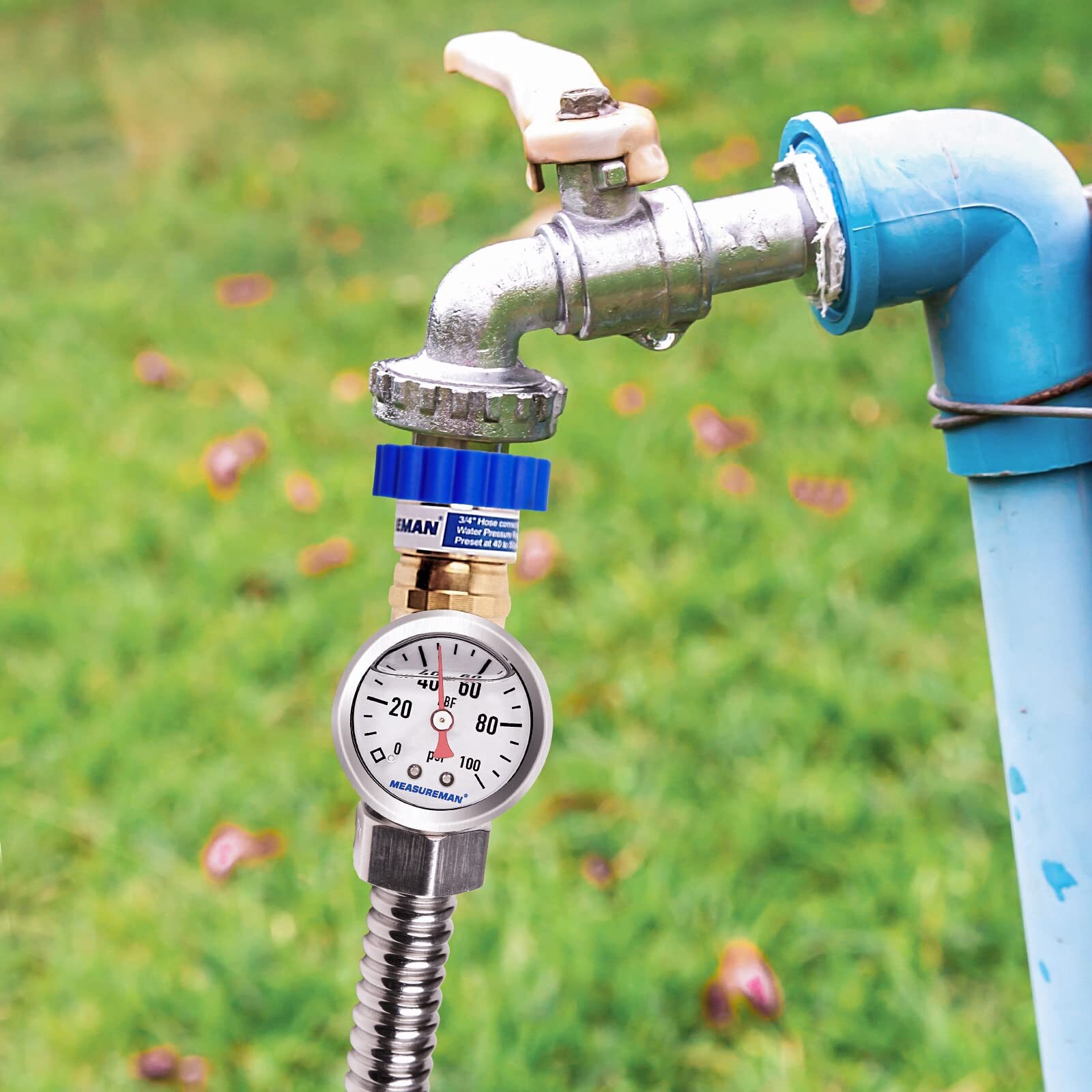 Lead-Free Brass Water Pressure Regulator Garden Hose Pressure Regulator Press…