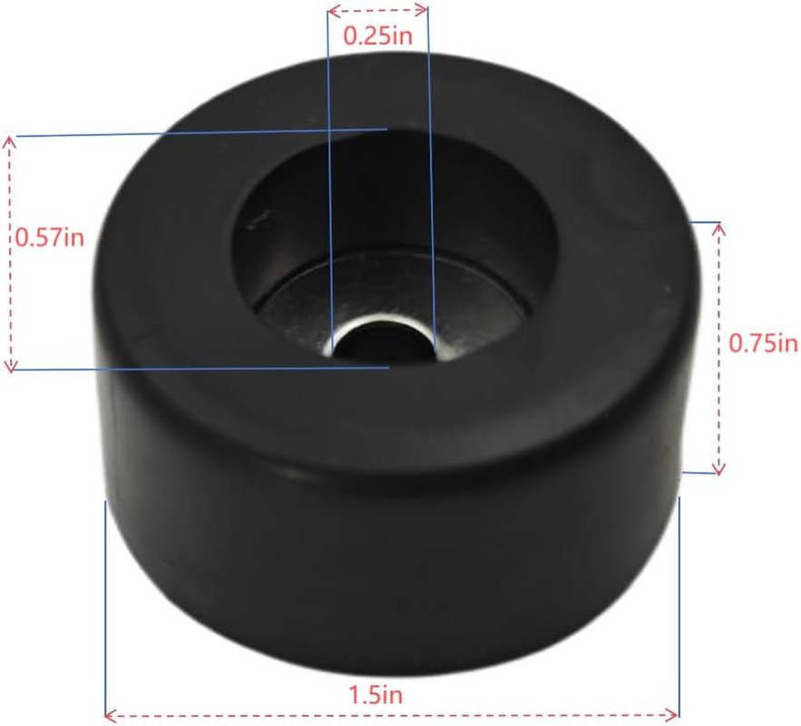 192310GS anti Vibration Foot Pad Isolator Rubber Bumper for Many Pressure Washer