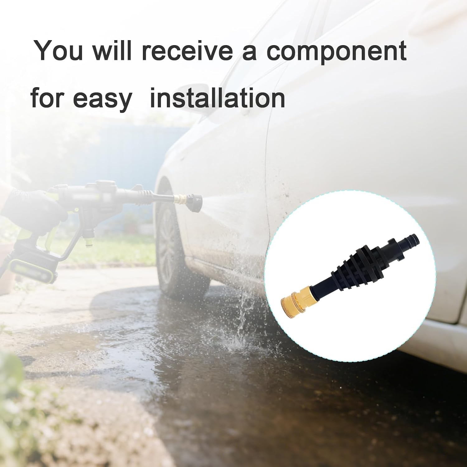 5.9 inch Nozzle portable pressure cleaner tool suitable for Worx HydroShot