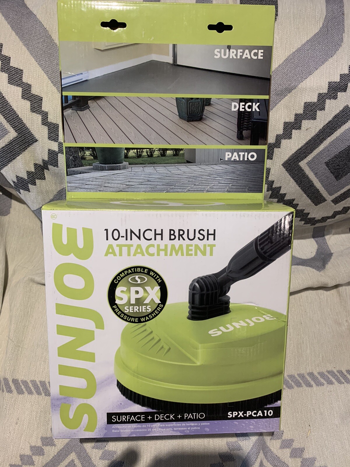 Sun Joe Deck & Patio Cleaning Attachment Compatible w/ Most SPX Pressure Washers