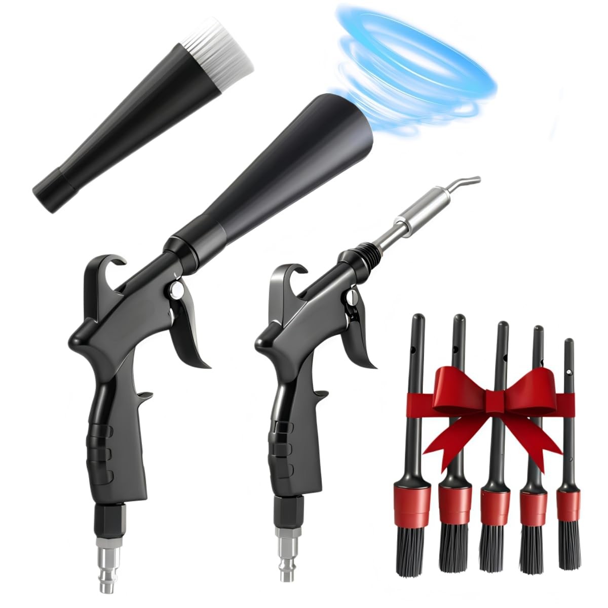 Tornado Detailing Car Cleaning Gun with Metal Nozzle | Interior Drying Air Gun |