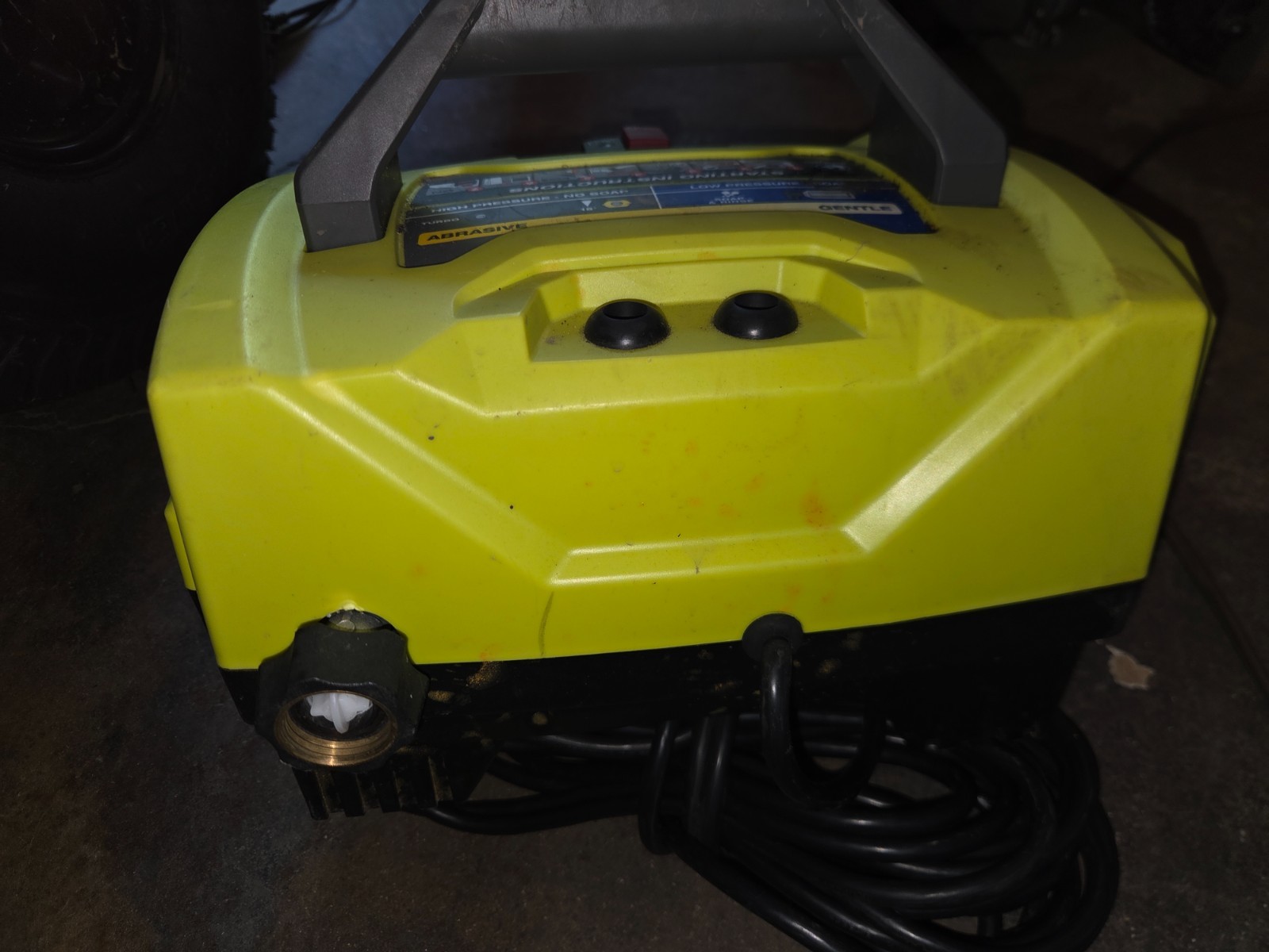 Ryobi 1800 Psi 1 2 Gpm Cold Water Corded Electric Pressure Washer pump only