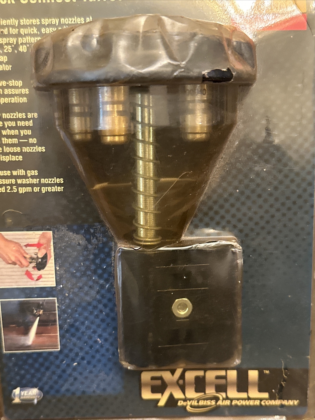 New 5-in-1 SPRAY NOZZLE Turret fits Excell Devilbiss Commercial Premium EXA145