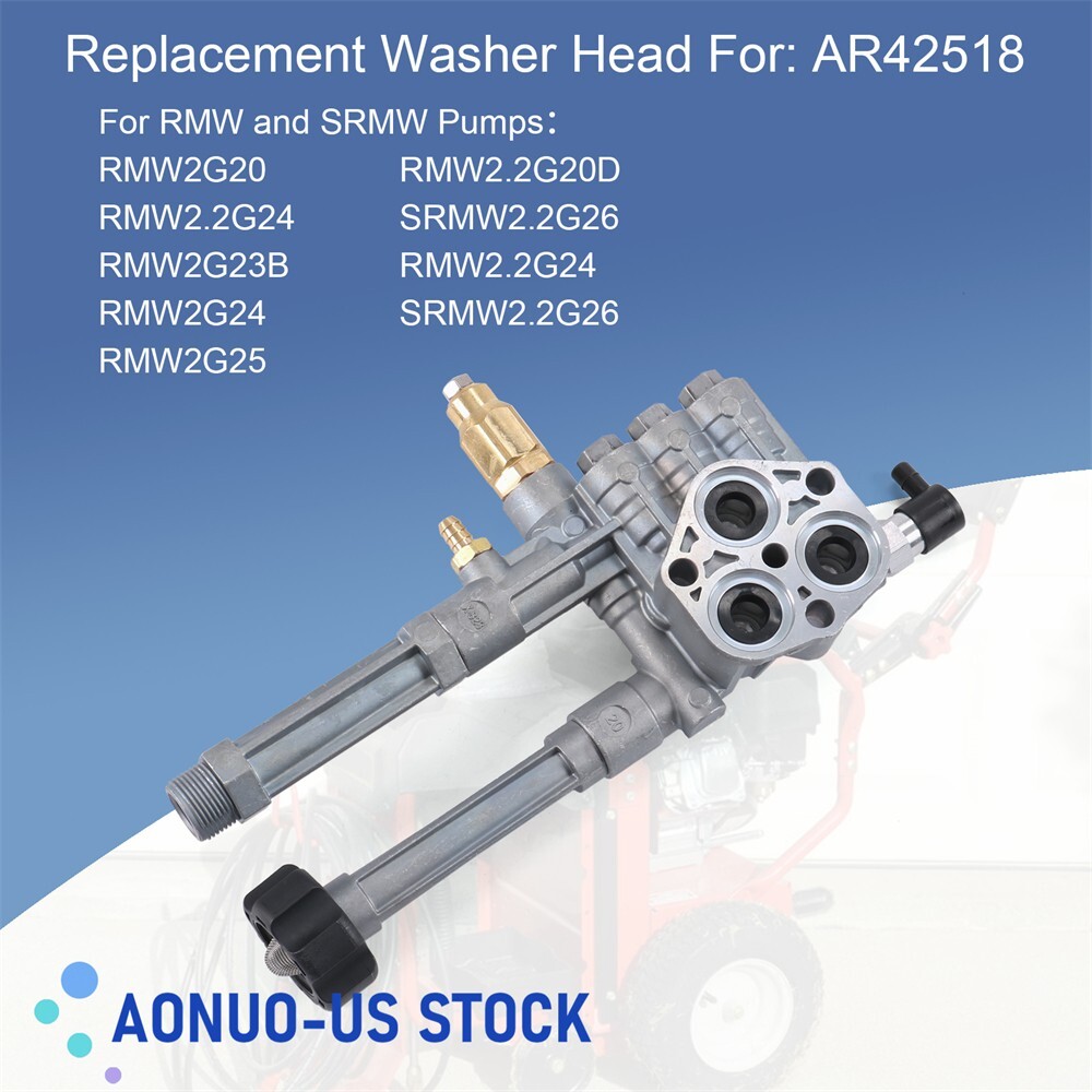 AR42518 Fit For RMW and SRMW Pumps Complete Pressure Washer Pump Head Assy