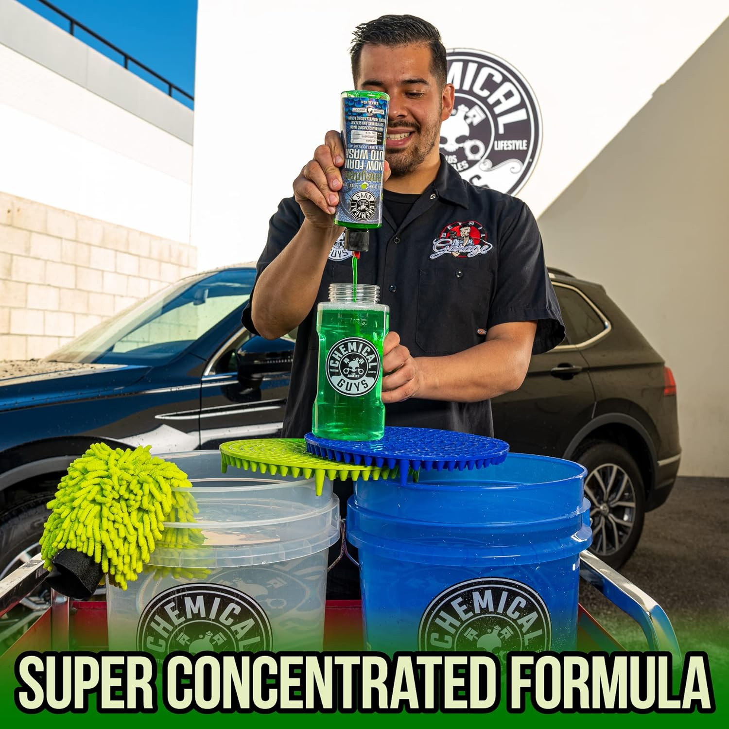 Car Wash Snow Foam Shampoo Pressure Washer Jet Gun Soap Cleanser Cannon 16 Oz