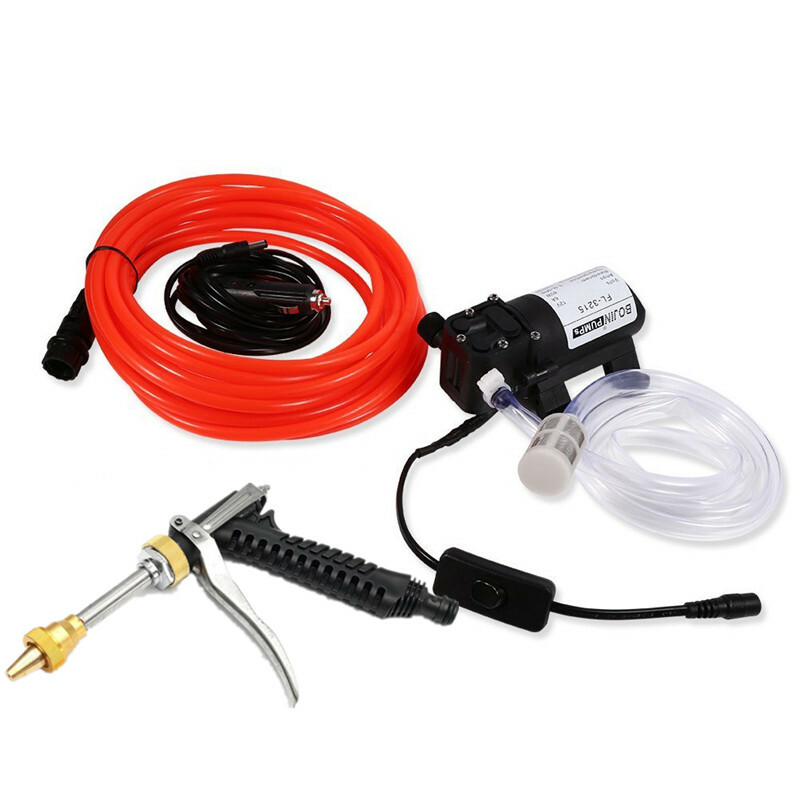 12V High Pressure Car Electric Washer Wash Pump Set Portable washing machine Kit