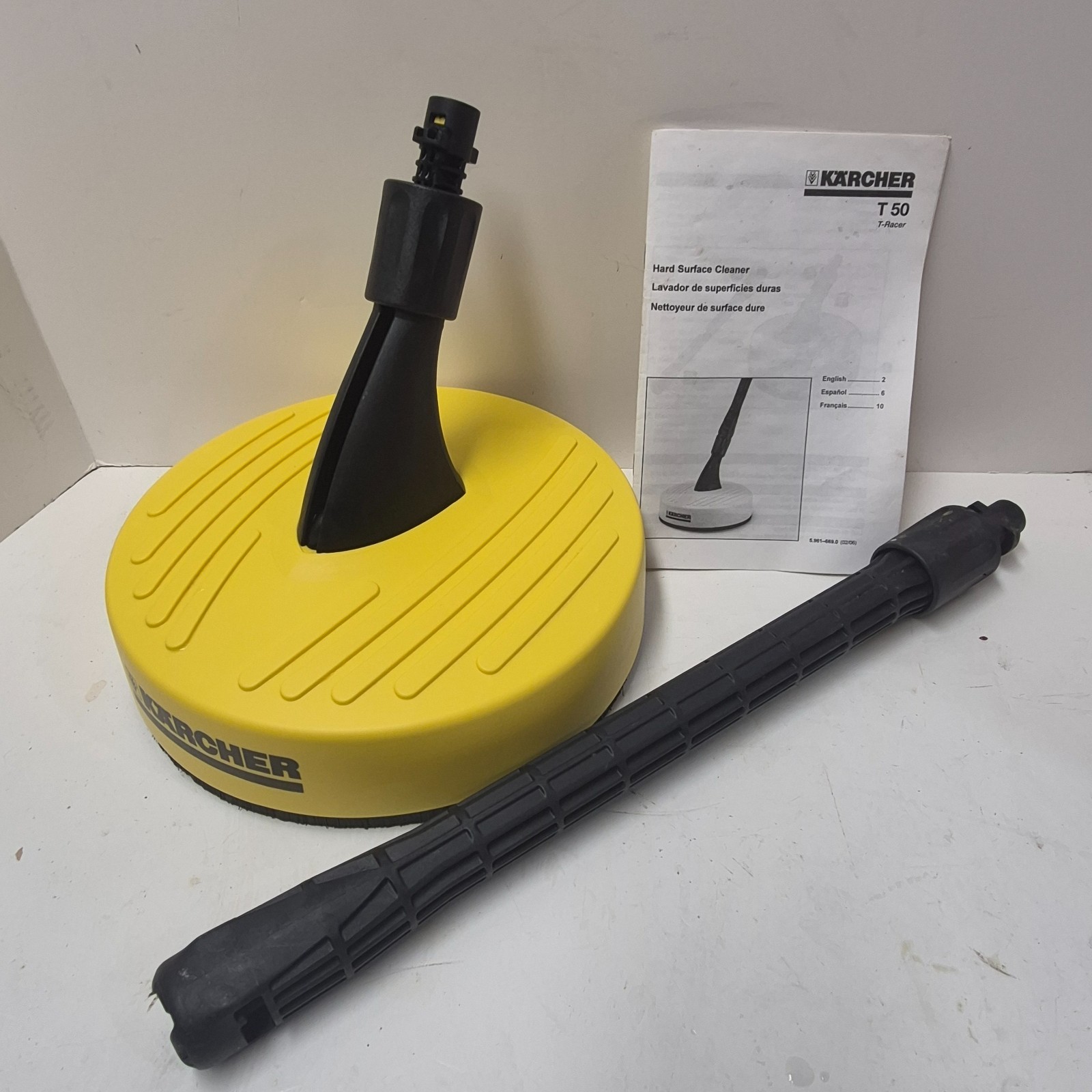 Karcher T 50-Racer Hard Surface Cleaner For Karcher Pressure Washers Brand New