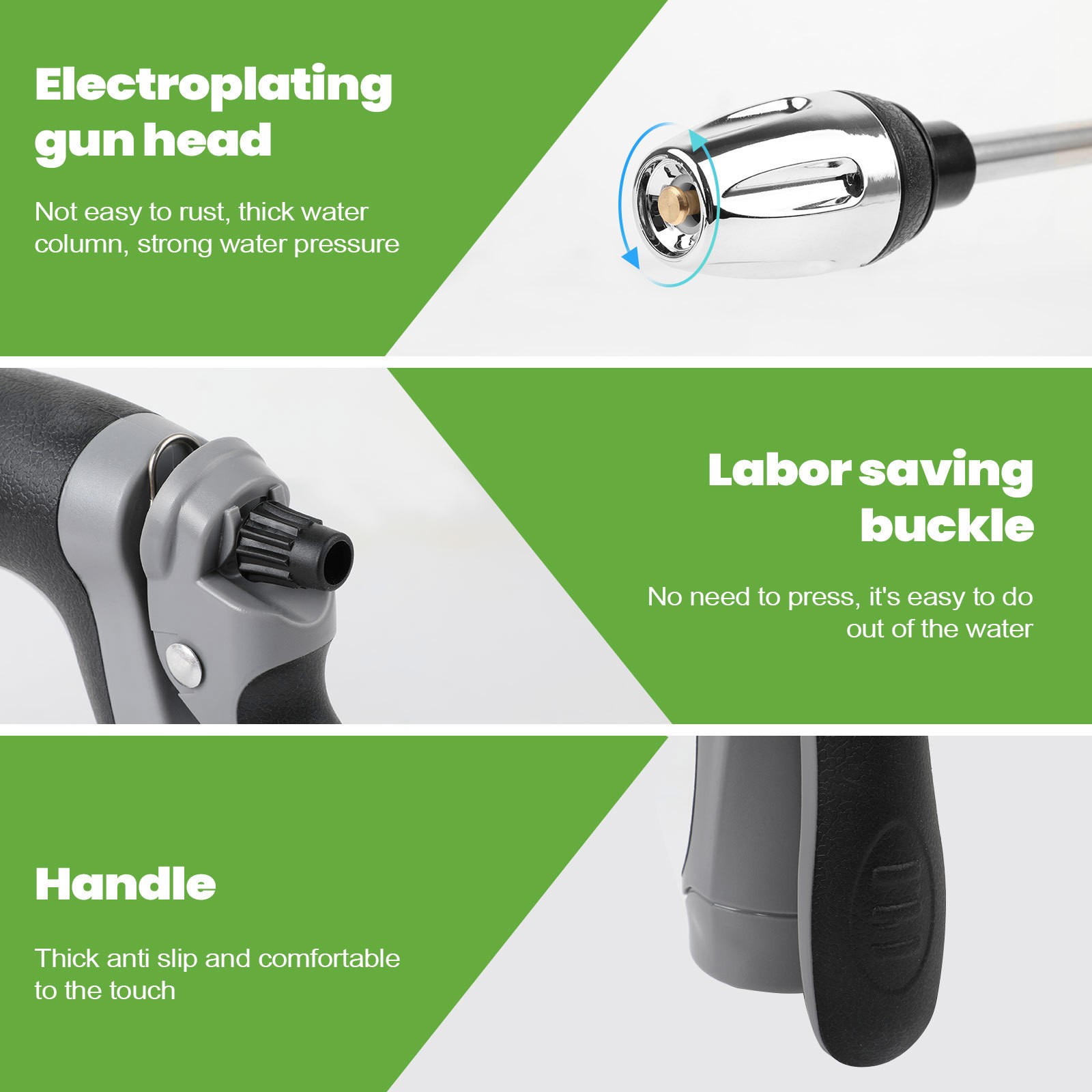 High Pressure Power Washer Water Spray Gun Nozzle Wand Attachment Garden Hose