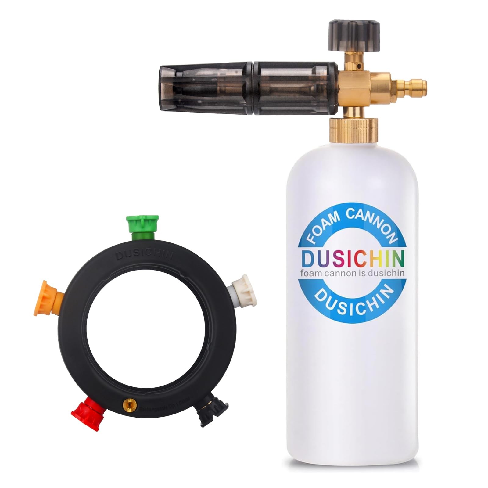 DUSICHIN SFL001 Foam Cannon Snow Foam Lance Pressure Washer Jet Wash Quick Re…
