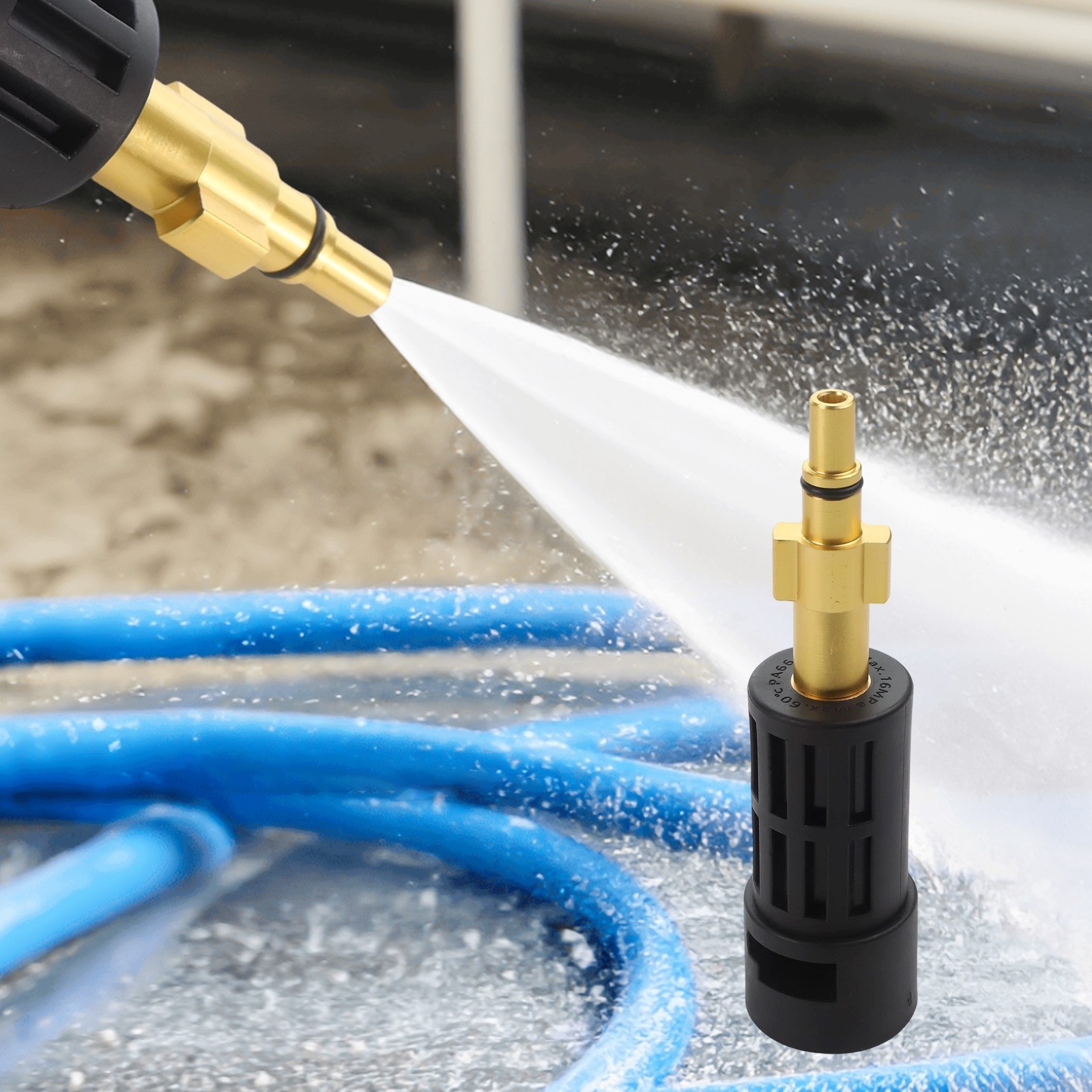 High Pressure Washer Bayonet Connector Adapter for Black Decker and Tools