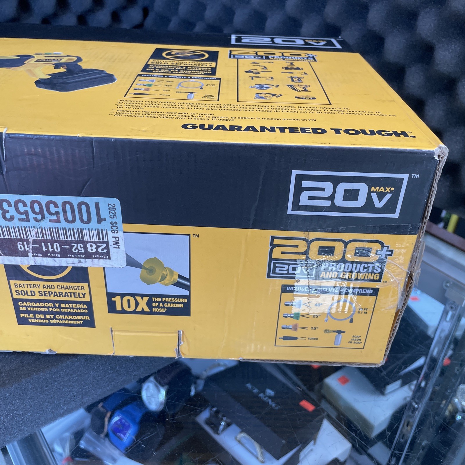 DEWALT DCPW550B Power Cleaner Cordless Pressure Washer