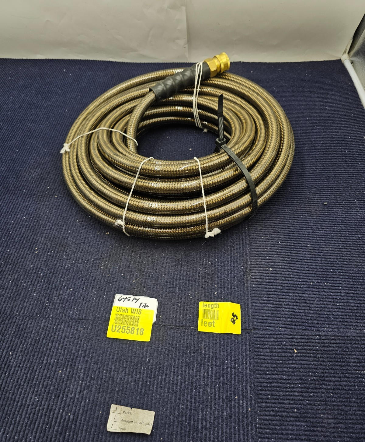 4500PSI 3/8″ Pressure Washer Hose 25 ft. Long -20°C/+60°C For Cold Water Only