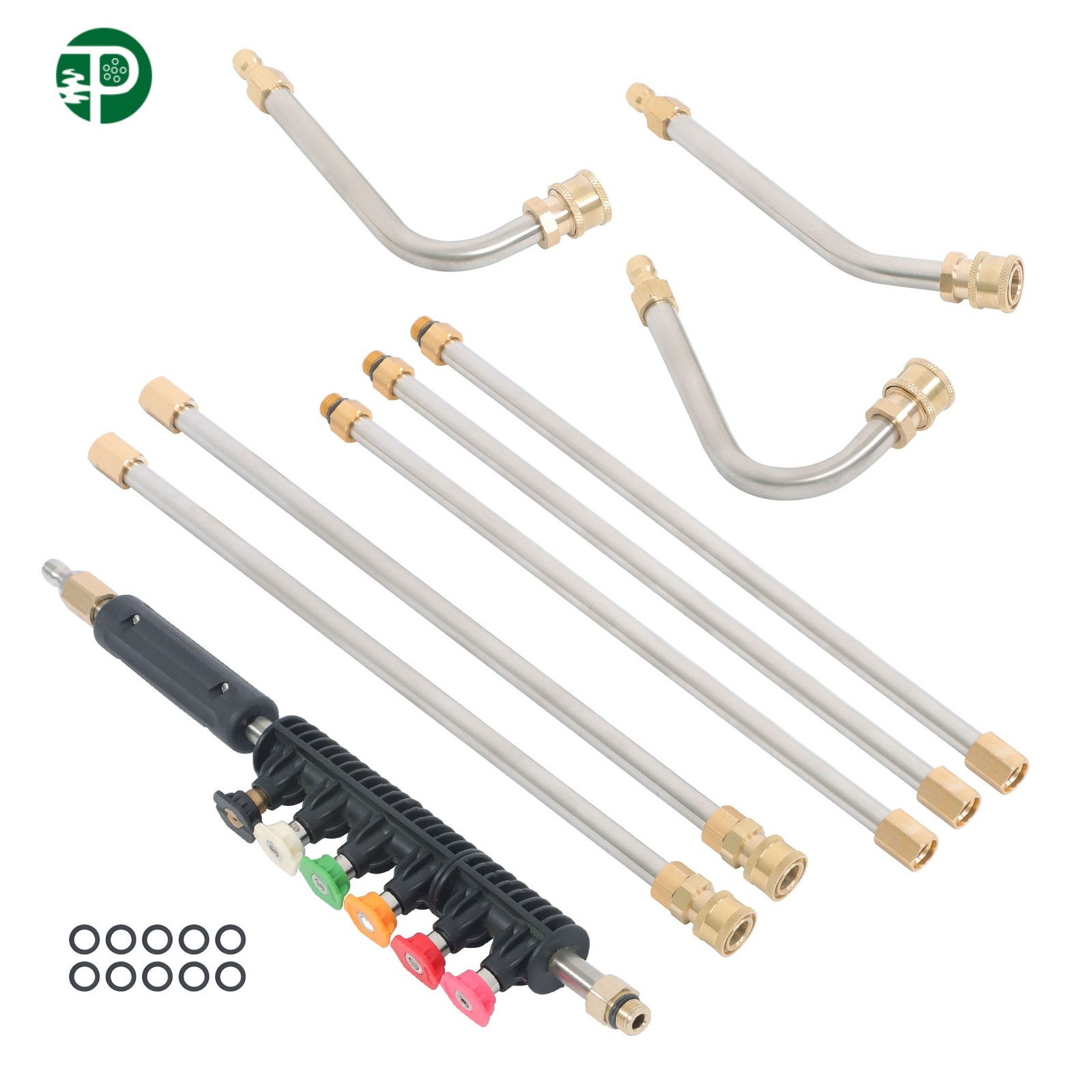 97in Pressure Washer Extension Wand Upgraded Power Washer Lance with Nozzle Tips