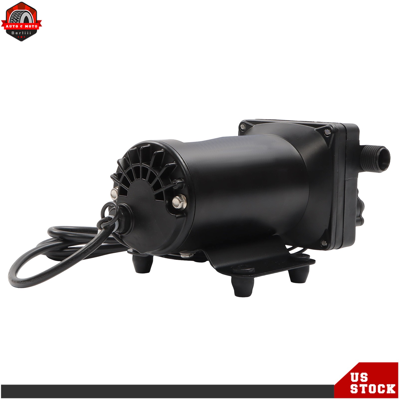 110V AC 4-chamber Water Diaphragm Pump 5.5GPM 75PSI Self Priming RV Water Pump