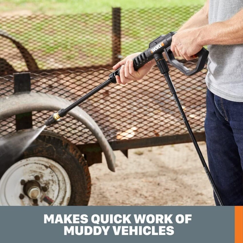 Worx 13 Amp Electric Pressure Washer 1800 PSI with 3 Nozzles – WG605