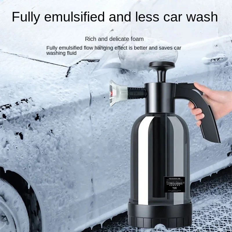 Car Wash Foam Spray Can 1PC Pneumatic Handheld Sprayer for Garden Cleaning