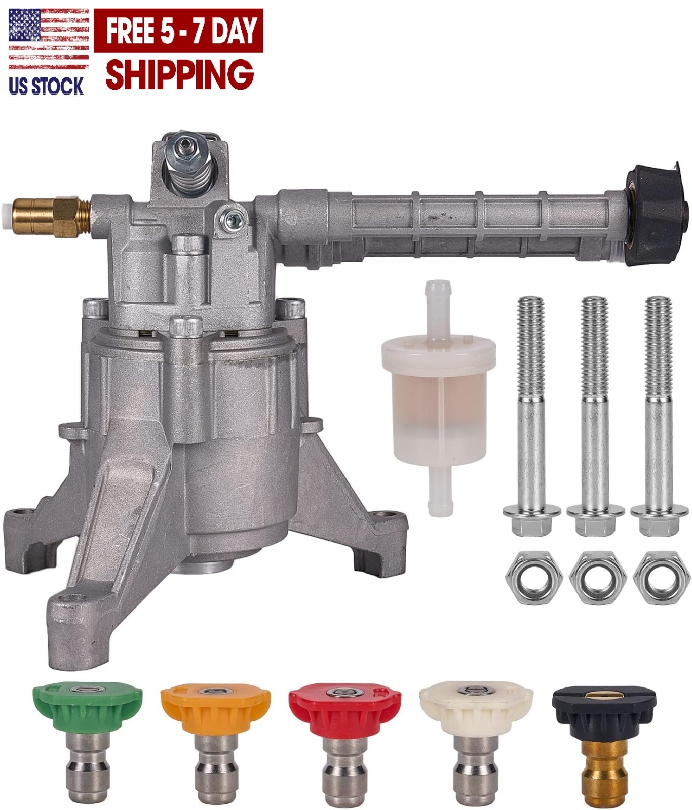 2600-3200 Psi Pressure Washer Pump 80082305 For Craftsman CMXGWAS020754