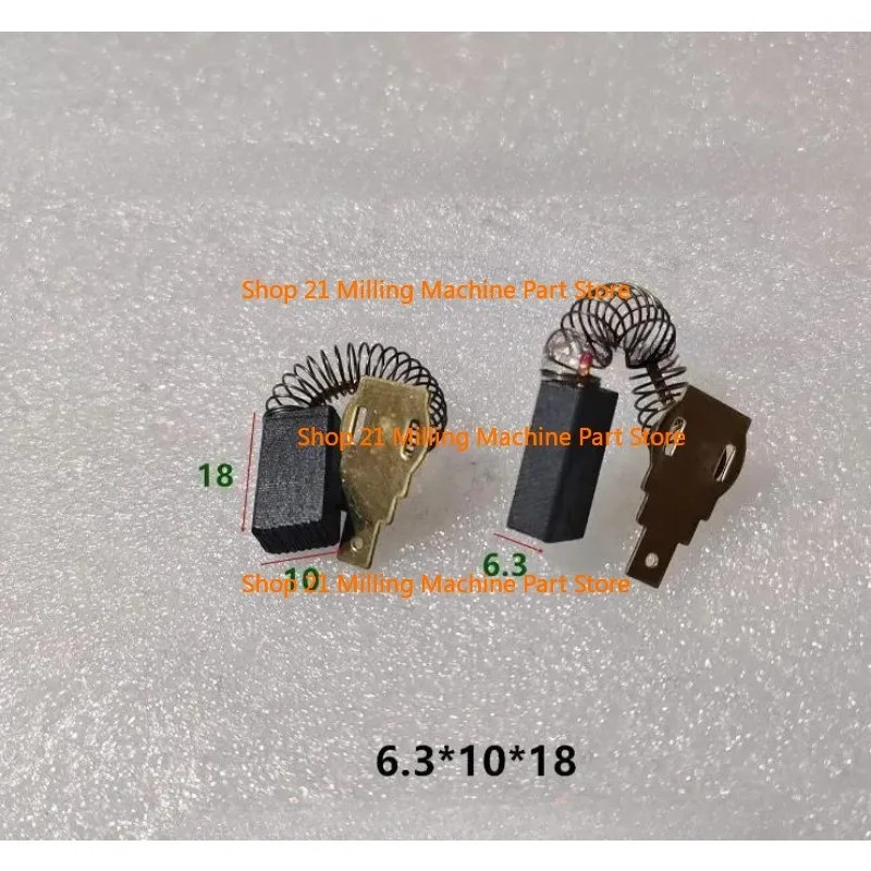 2pcs 6.3*10/11 7.2*13mm Electric Brush for Pressure Washer Vacuum Cleaner