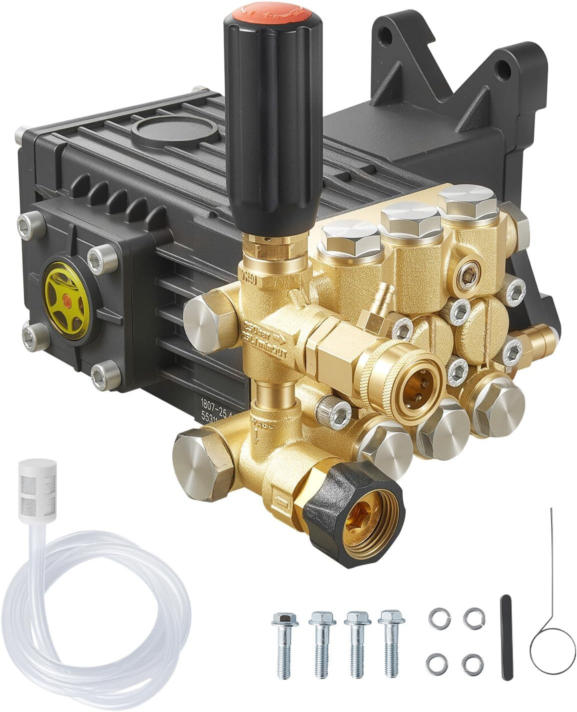 3600 PSI Pressure Washer Pump, 3.7 GPM, Triplex Plunger Replacement Kit