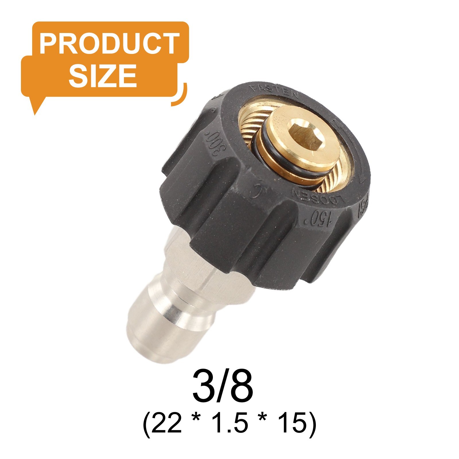 Black Sliver Quick Connector High Quality Quick Connector 1/4 3/8 Inch