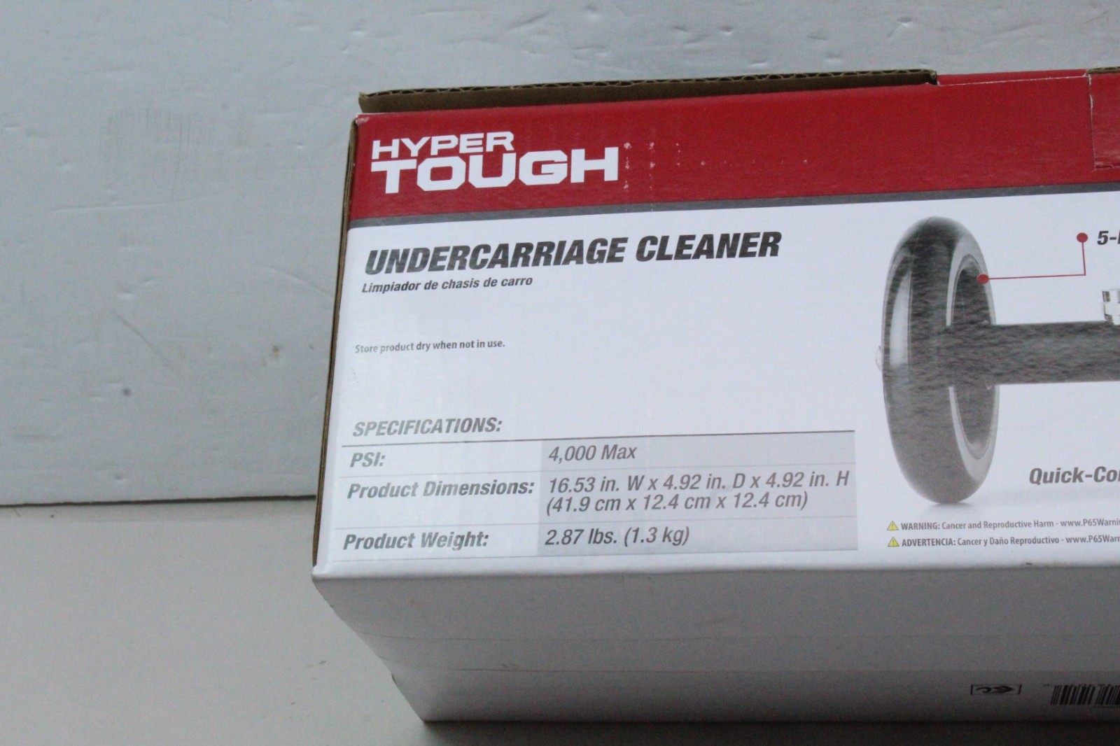 Hyper Tough Undercarriage Cleaner Pressure Washer Attachment, With Wand