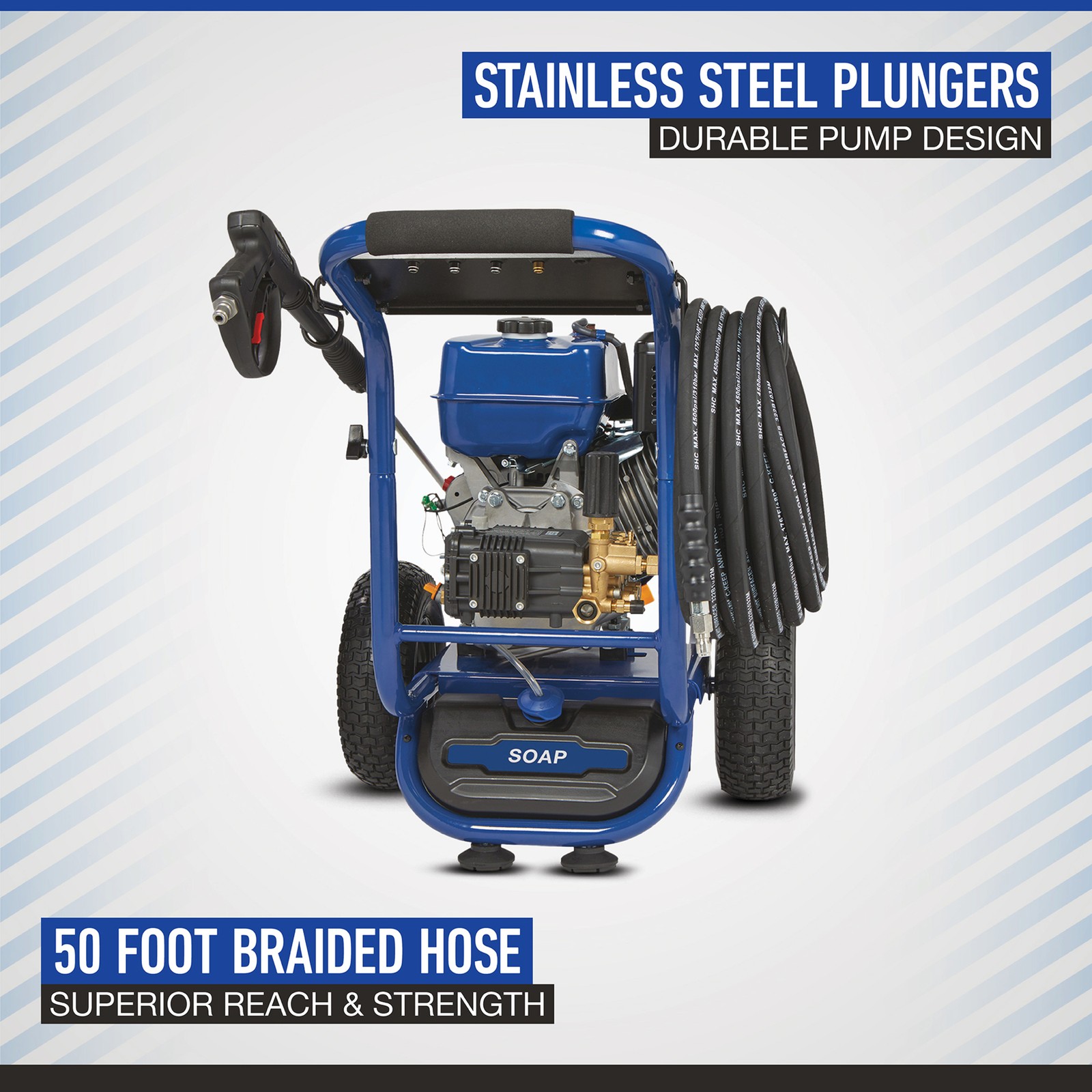 Powerhorse Gas Cold Water Pressure Washer, 4400 PSI, 4.2 GPM
