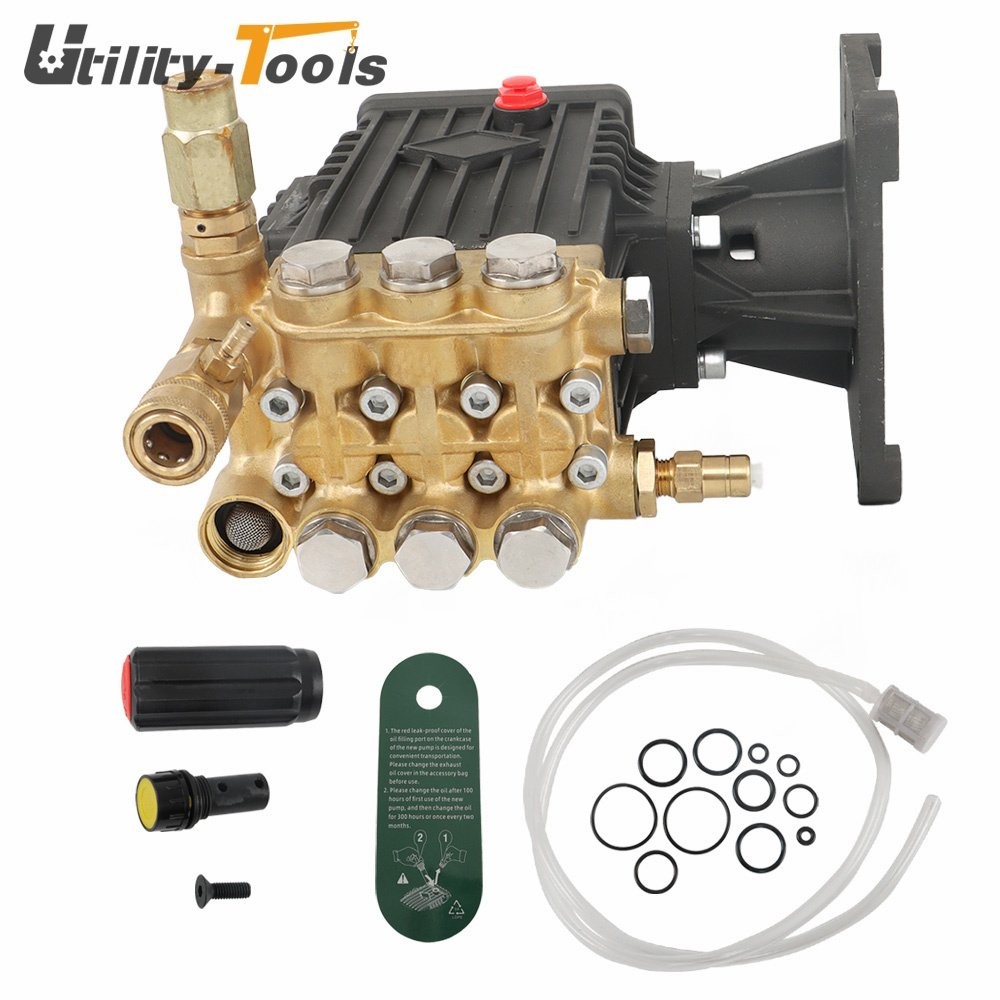 4 GPM Pressure Washer Pump Power Washer Pump 1″ Shaft Horizontal 4400PSI