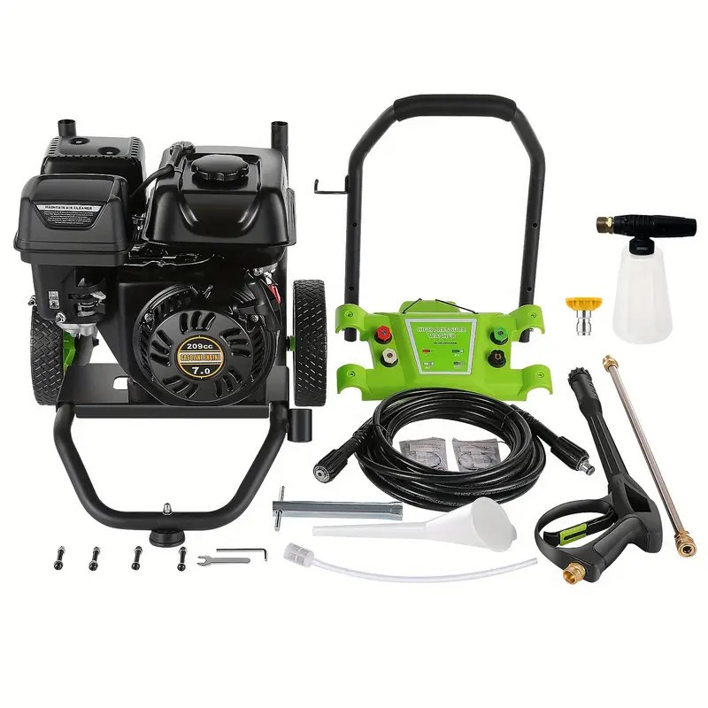 Pressure Washer 4200 PSI 4.0 GPM Gas Powered Pressure Cleaner with Hose & 4 Nozz
