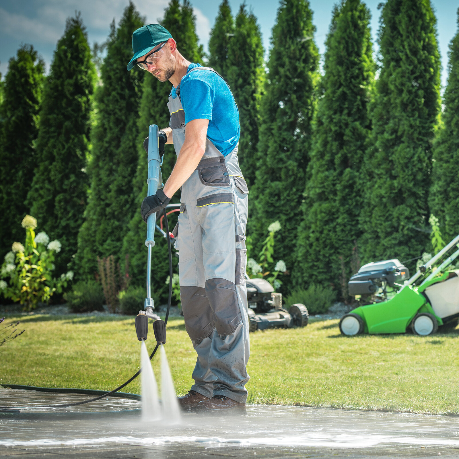 Dual Turbo Nozzle 360° Rotating 4000 PSI for Pressure Washer 1/4″ Quick Connect