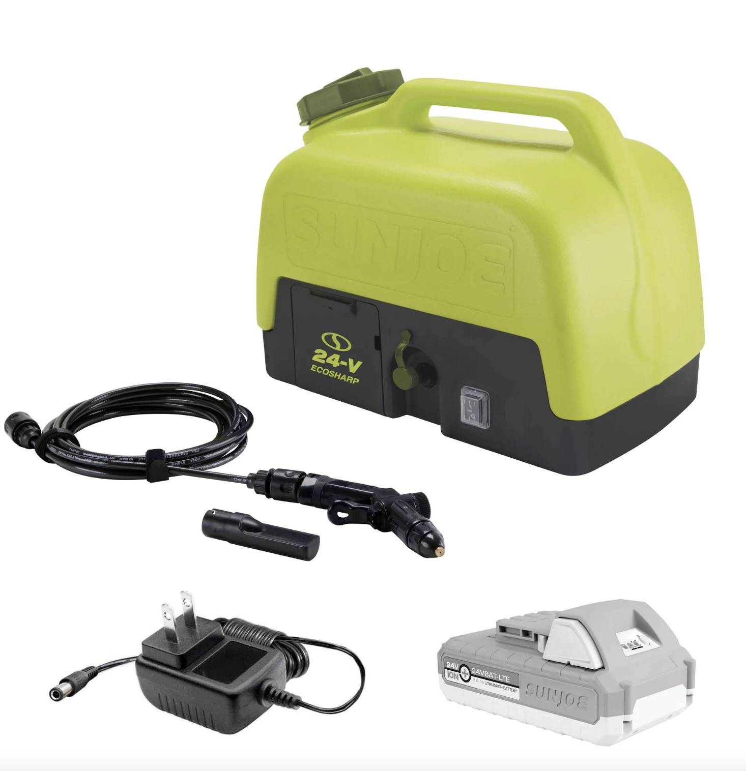 Sun Joe WA24C-LTE | Portable Sink/Shower Spray Washer Kit (Refurbished)