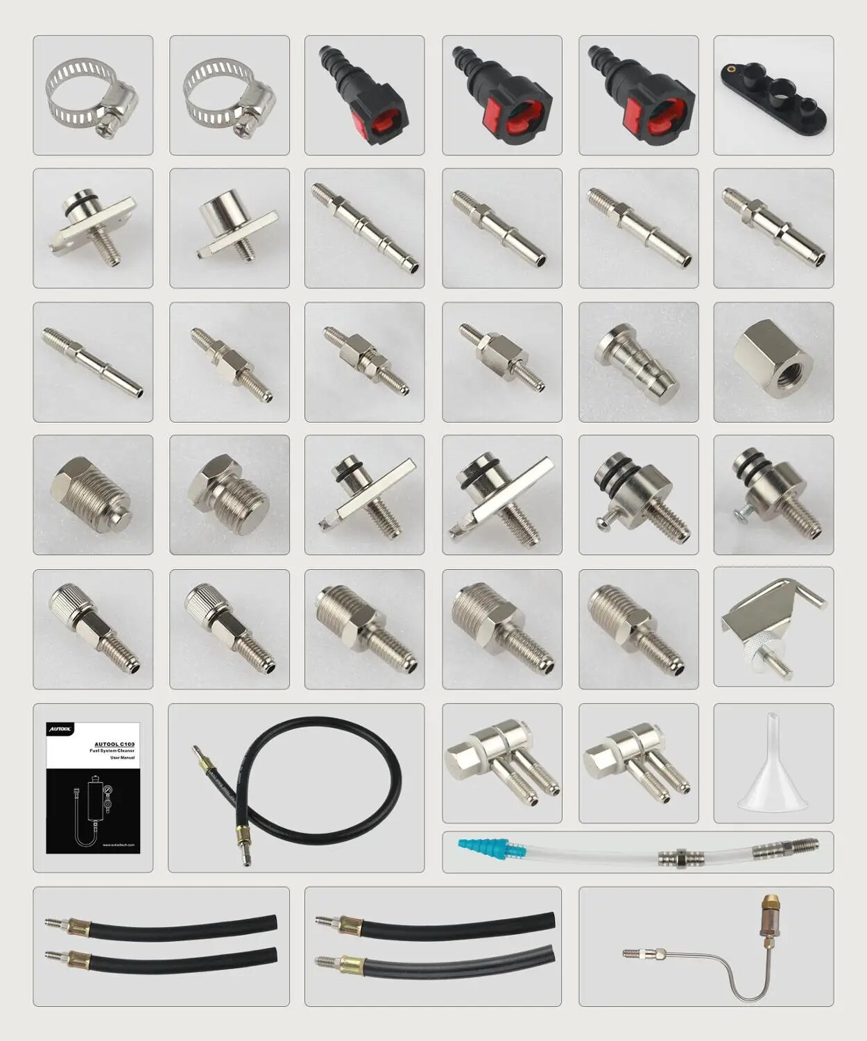 Petrol Car Injector Cleaner Gasoline Nozzle Flushing Petrol EFI Throttle Tools