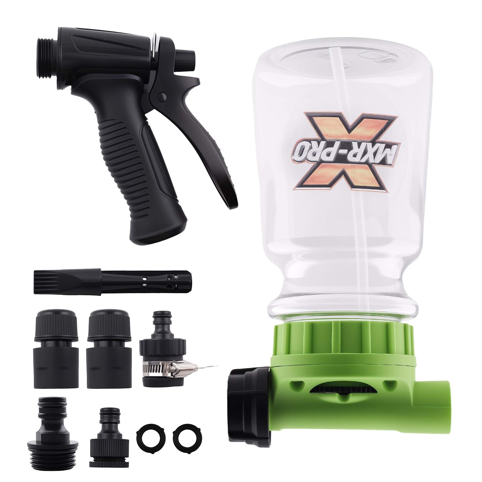 1L Car Wash Foam Cannon Adjustable Nozzle for Most Garden Hoses 3/4 Thread
