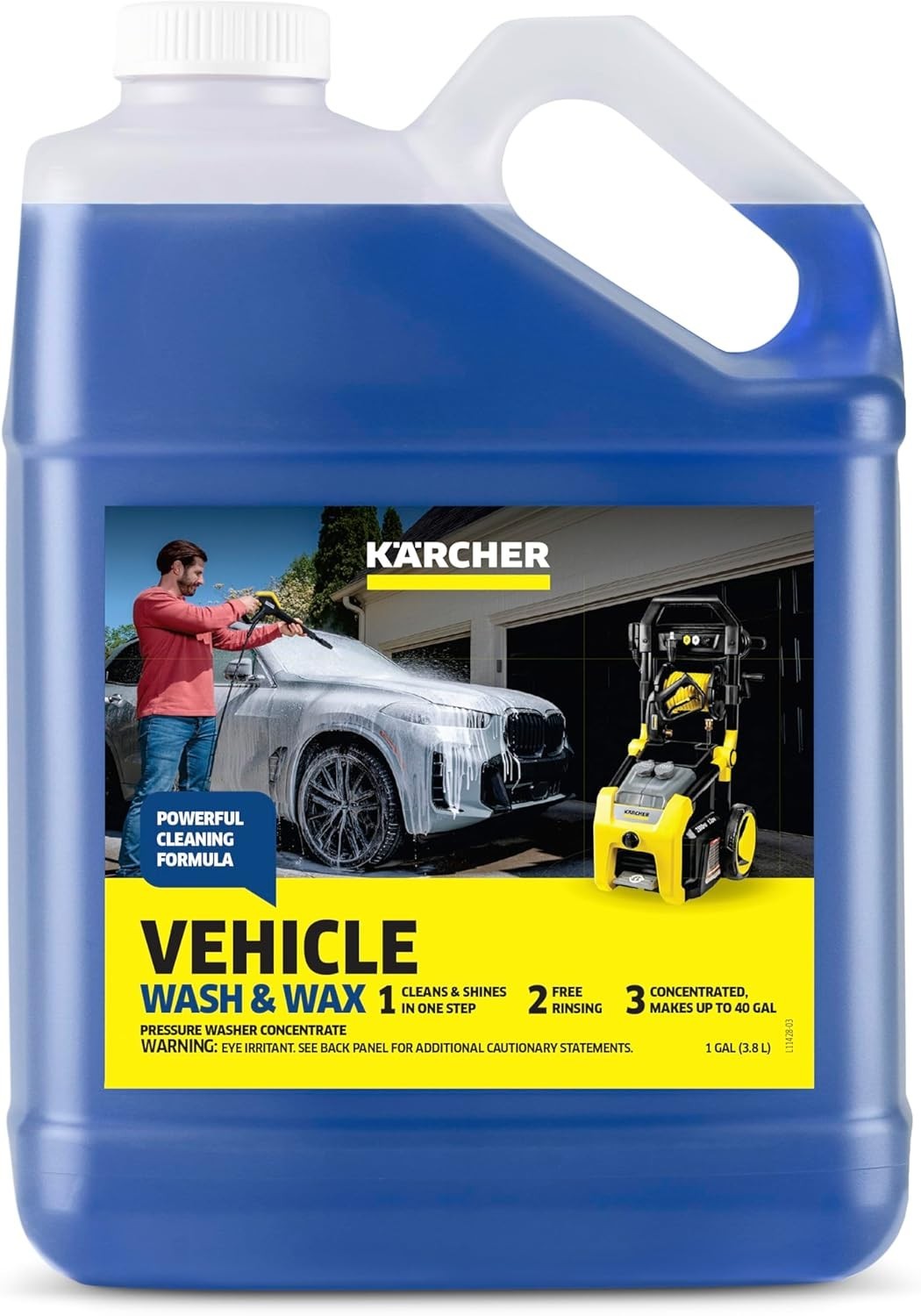 Ultimate Vehicle Wash & Wax Concentrate – Compatible with Most Pressure Washers