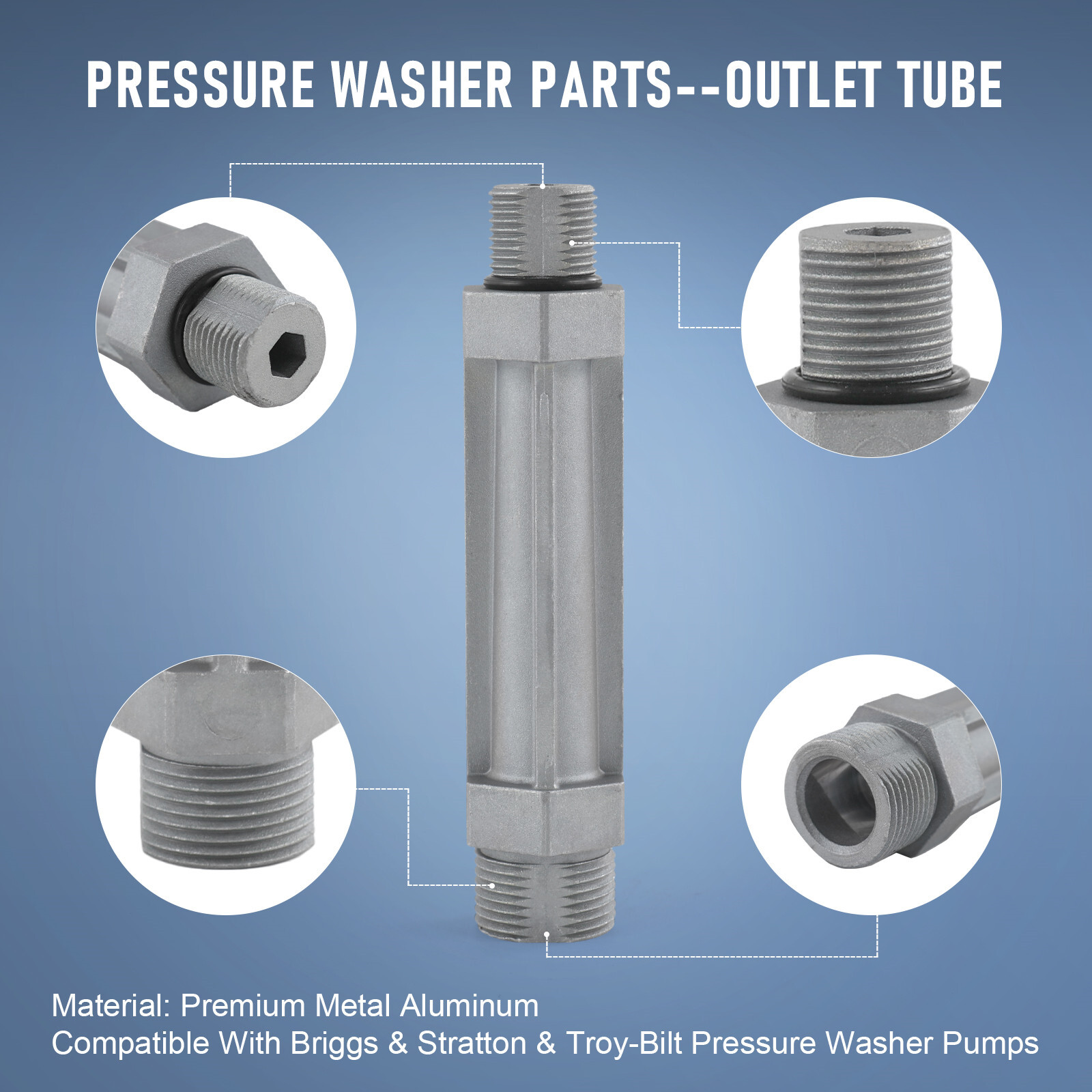 Power Pressure Washer Pump WATER OUTLET TUBE Fit 190589GS 190634GS 201497GS