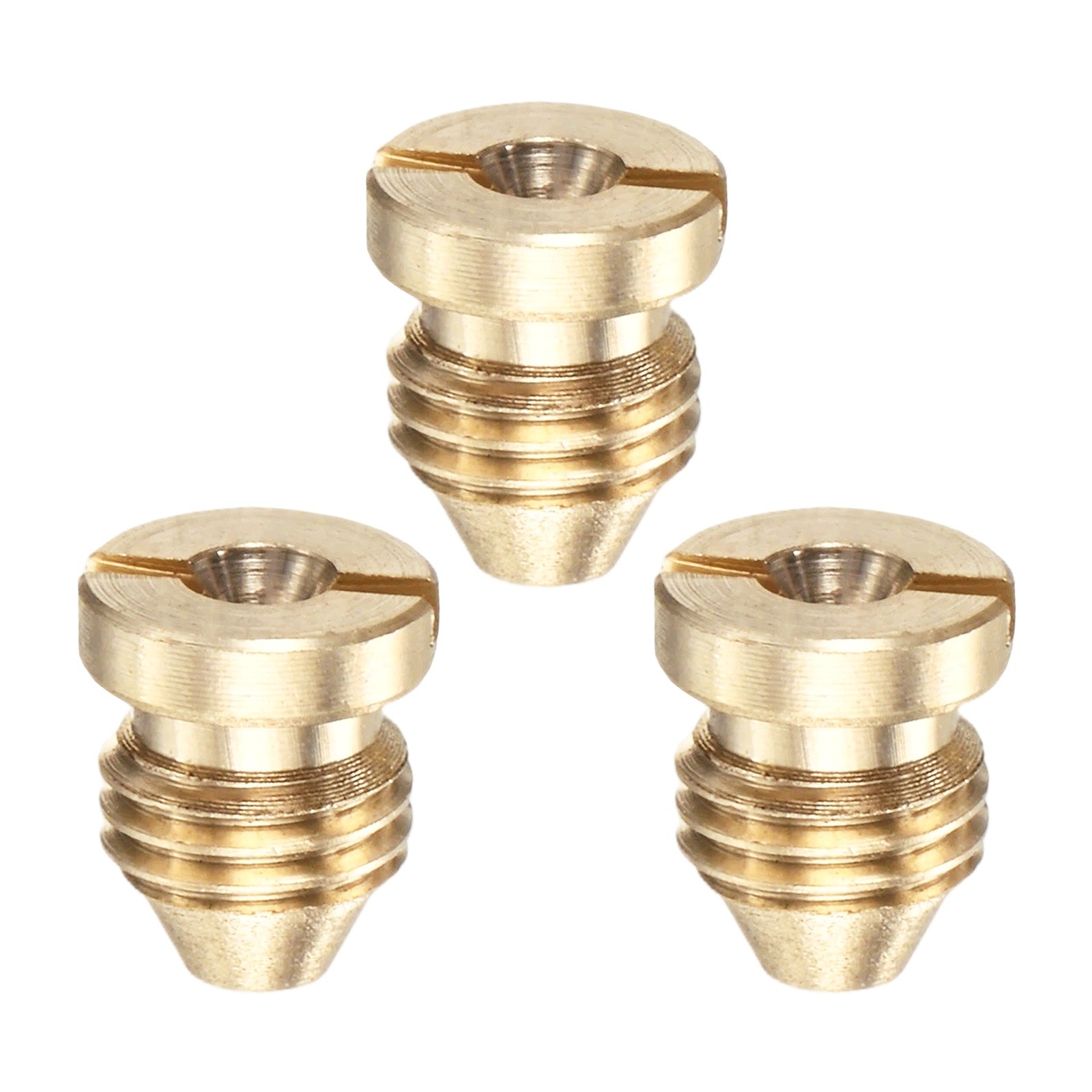 3-Pack 1.25 mm Brass Foam Cannon Orifice Nozzle Tips Washer Replacement Nozzles