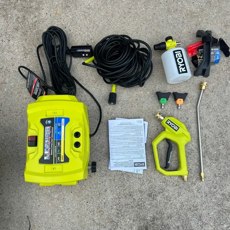 RYOBI 1200 PSI 1.8 GPM Cold Water Automotive Electric Pressure RY14AM12